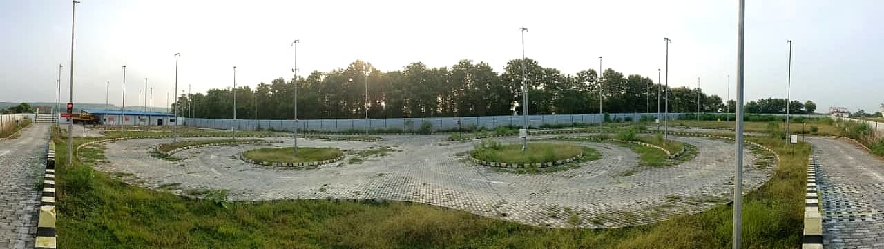 The full figure-of-eight test track at an Accredited Driving Training Centre